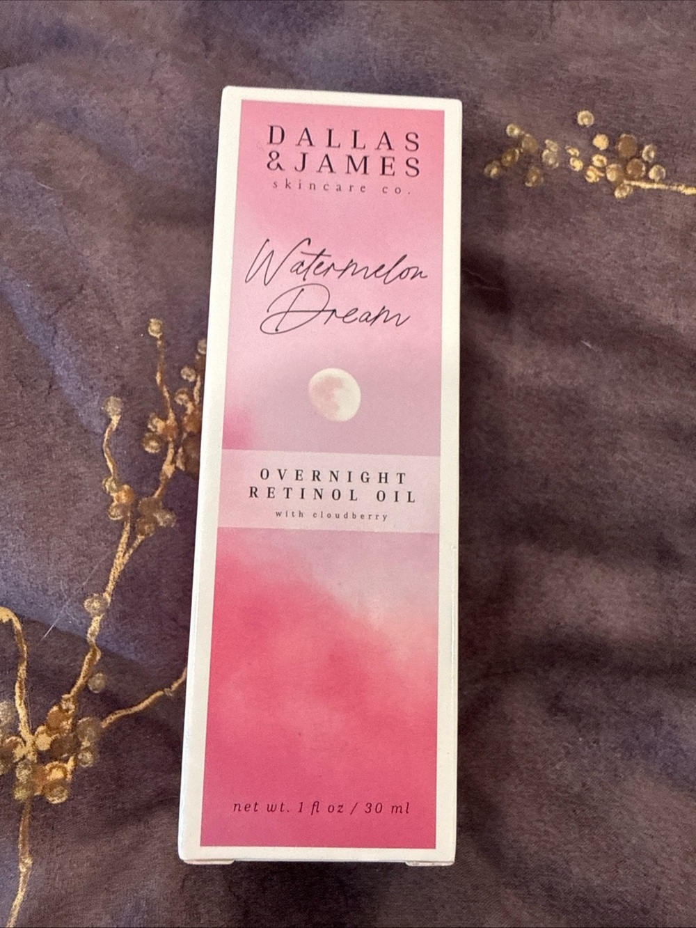 Watermelon Dream Overnight Retinol Oil — Pink
